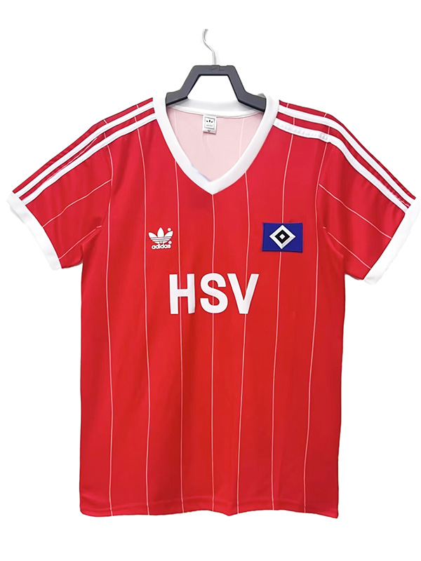 Hamburger SV domicile maillot rétro football uniforme vintage premier kit de football pour hommes hauts chemise de sport 1982-1983